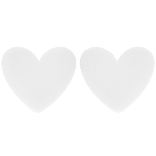 Extra Large Heart Pendant Stud