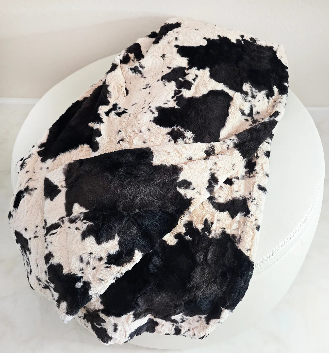 Black Pony 60 X 72 Minky Faux Fur Blanket