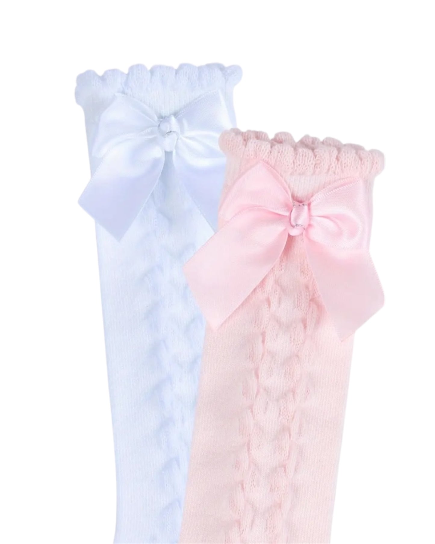 Knee High Bow Detail Stocking
