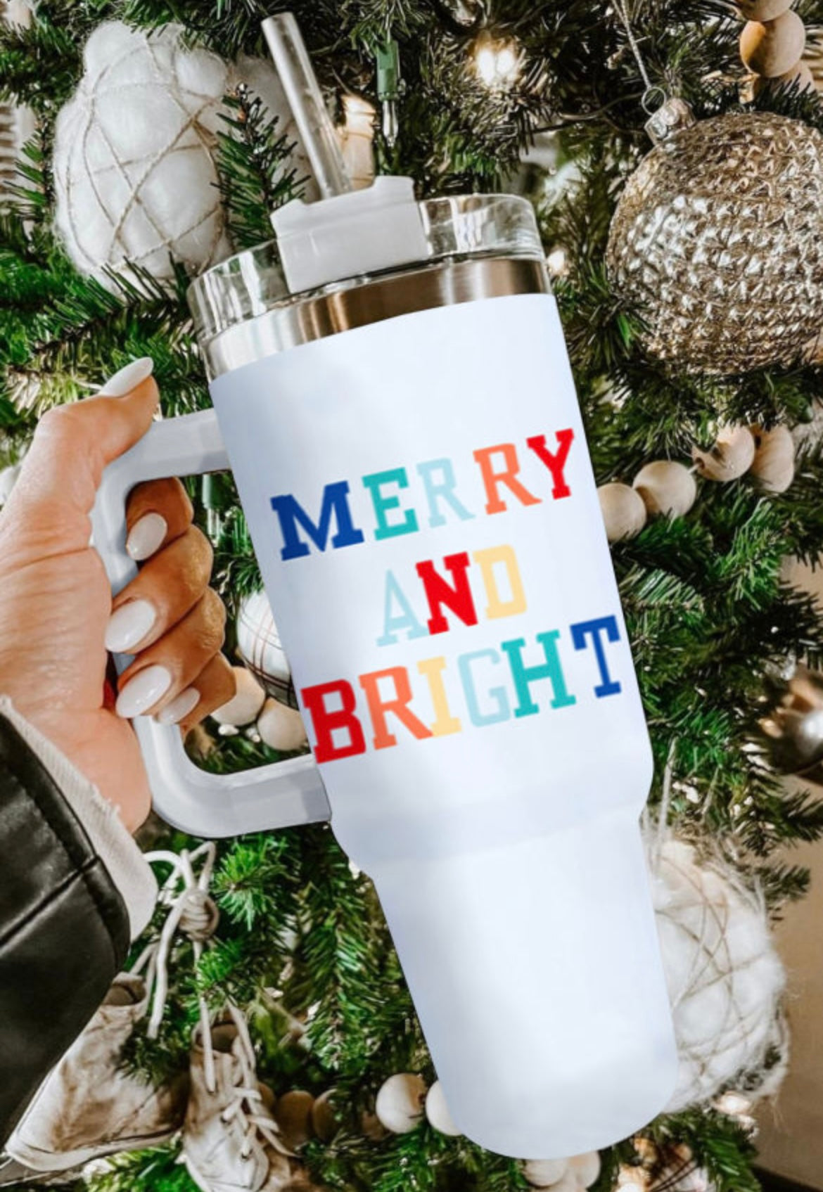 Merry and Bright Tumbler