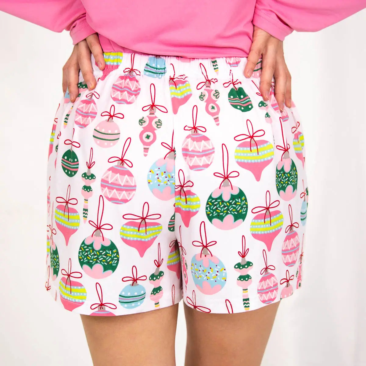 Ornament Wonderland Sleep Shorts