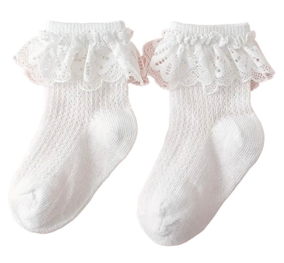 Baby lace stockings best sale