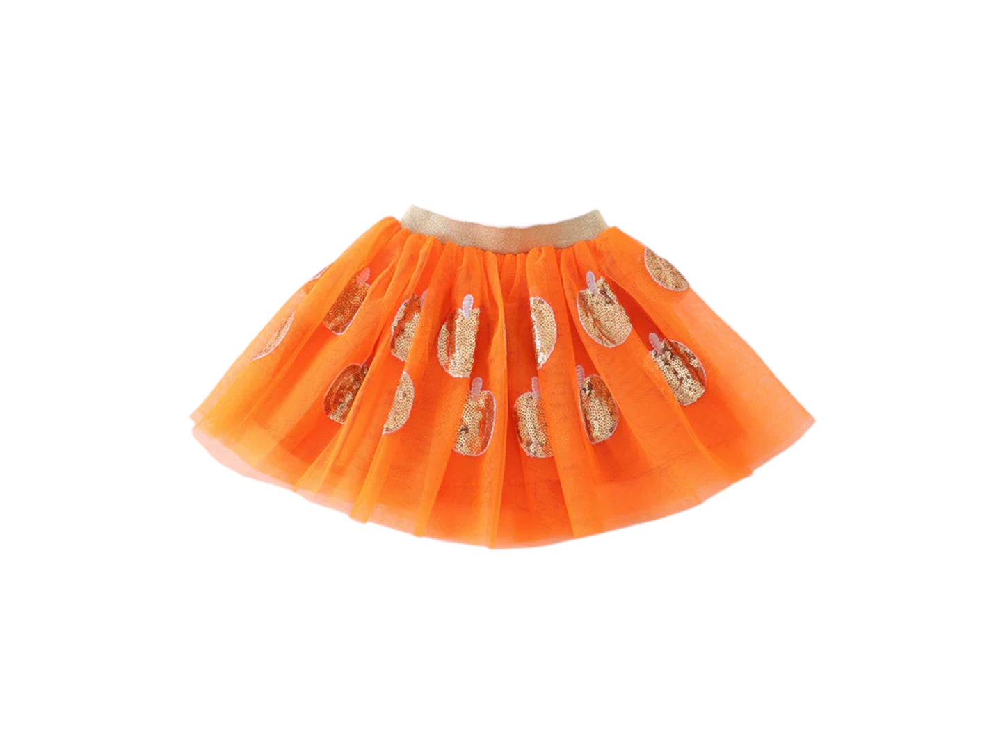 Orange Pumpkin Sequin TuTu