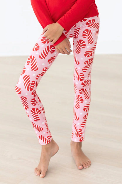 Candy Cane Lane Girls Leggings