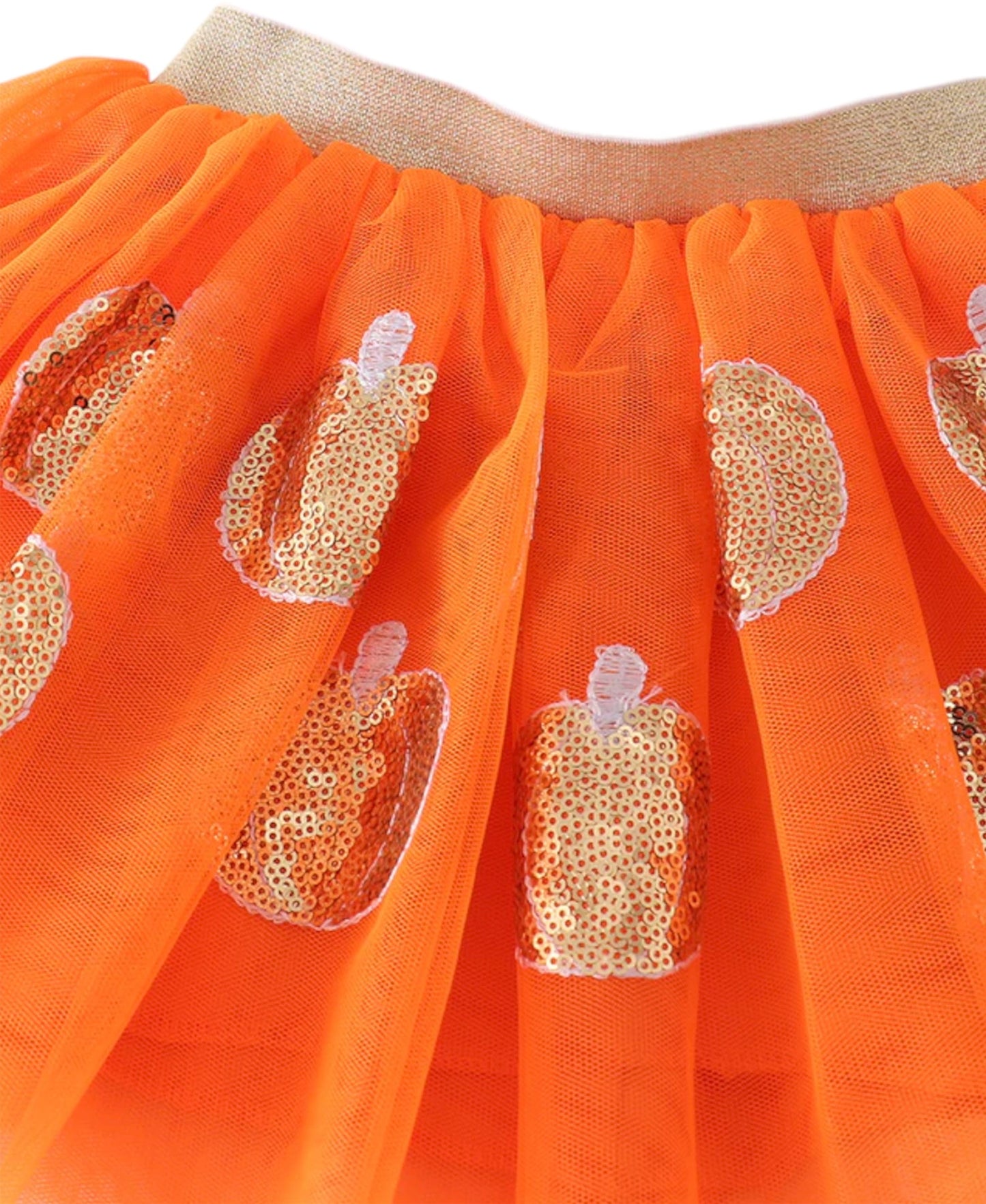 Orange Pumpkin Sequin TuTu