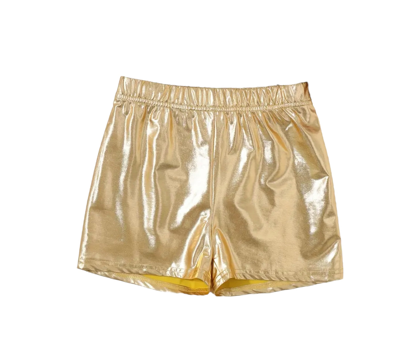 Golden Gal Metallic Shorts