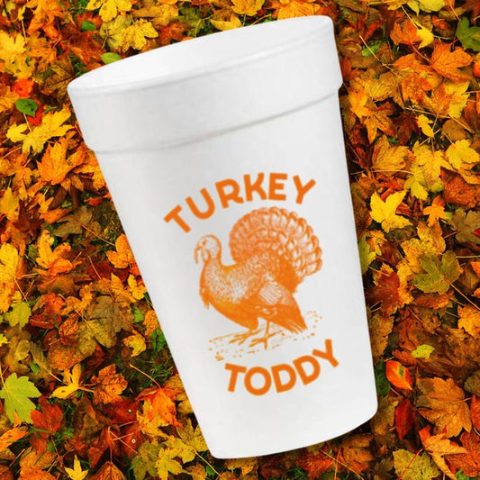 ‘Turkey Toddy’ Styrofoam Cups