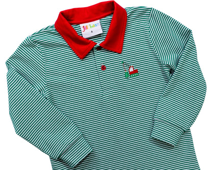 Christmas Crane Polo