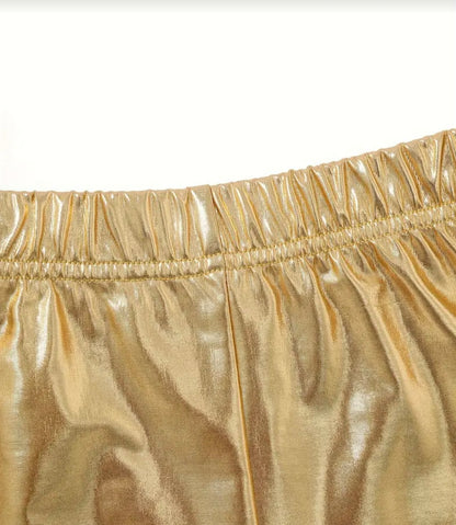 Golden Gal Metallic Shorts