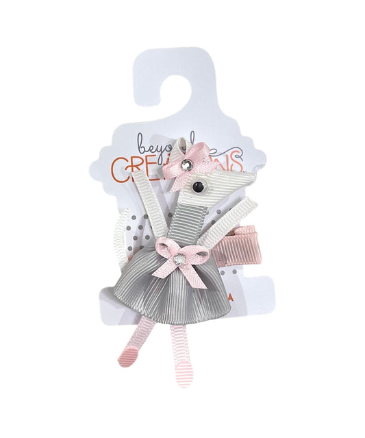 Ballet Mouse Shaker Glitter Pinch Clip