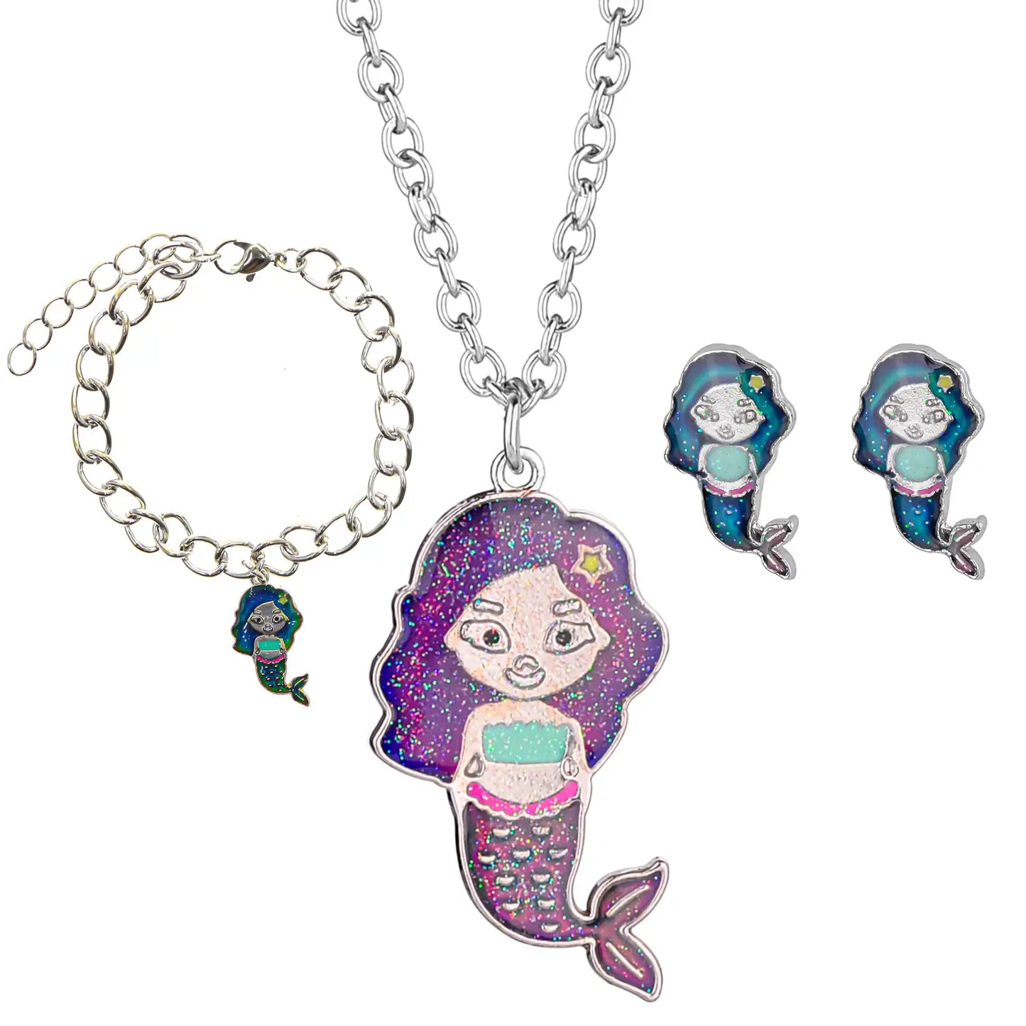 Mermaid Mood Changing Jewelry Set