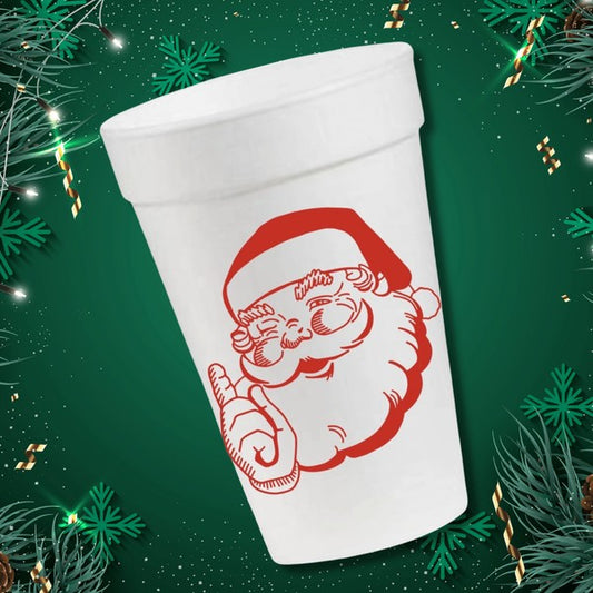 ‘Ole St.Nick’  Styrofoam Cups