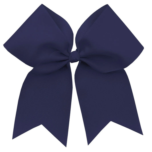 7" Cheer Bow - Navy