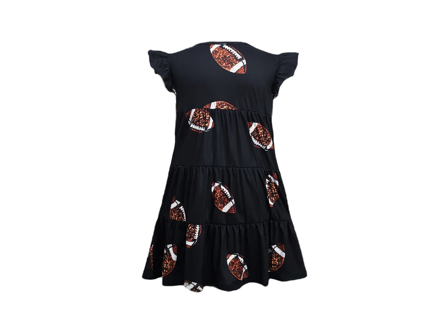 Touchdown Sequin Tier Dress