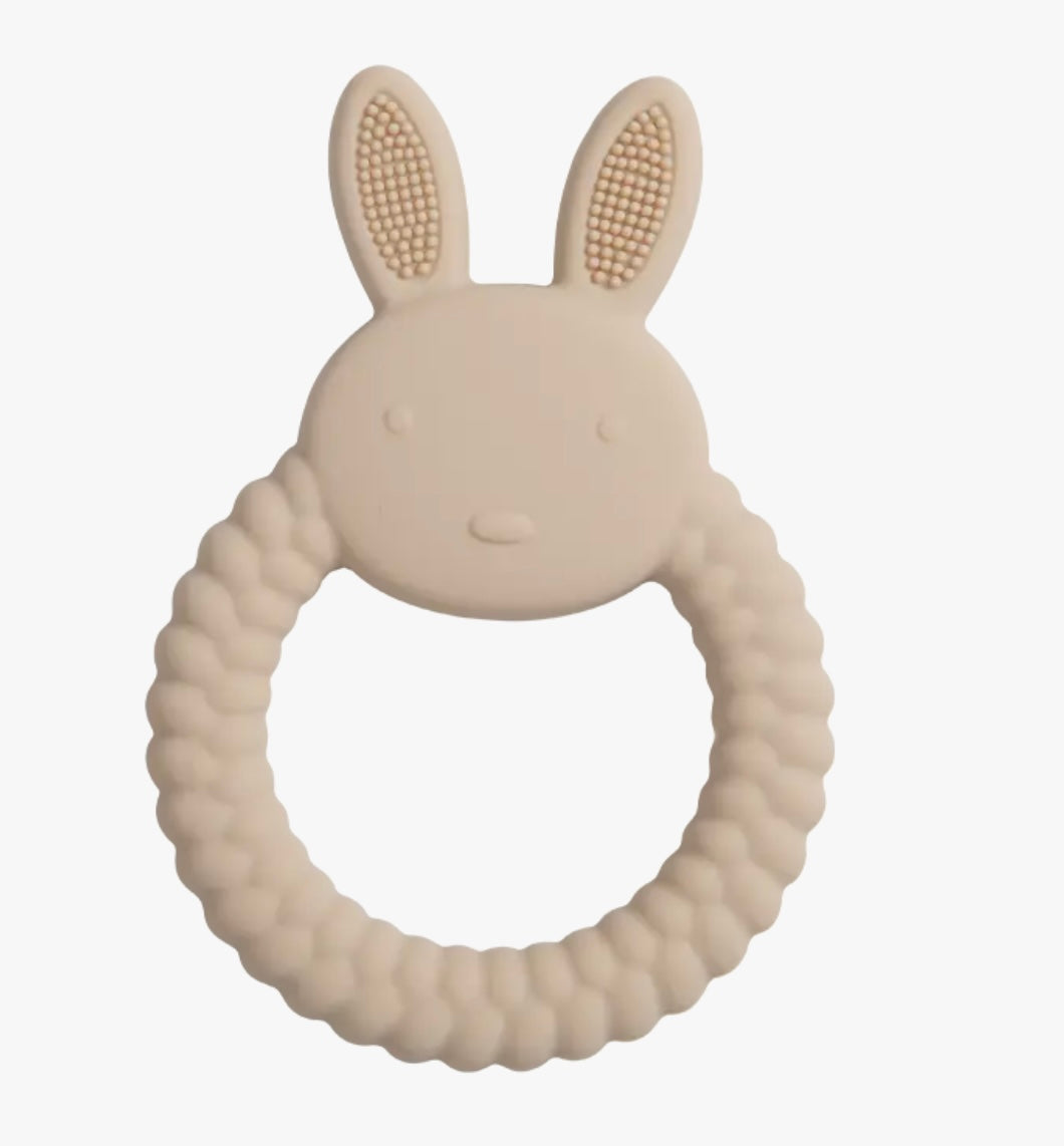 Bunny Rabbit Silicone Teether Toy