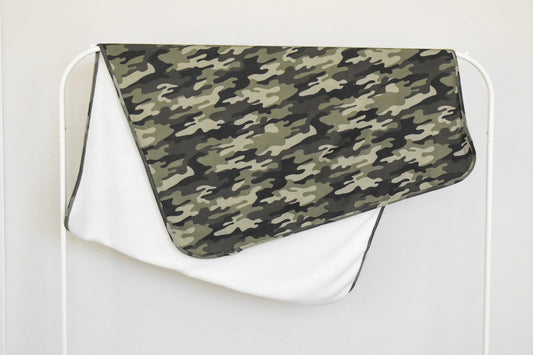 Camouflage Plush Swaddle