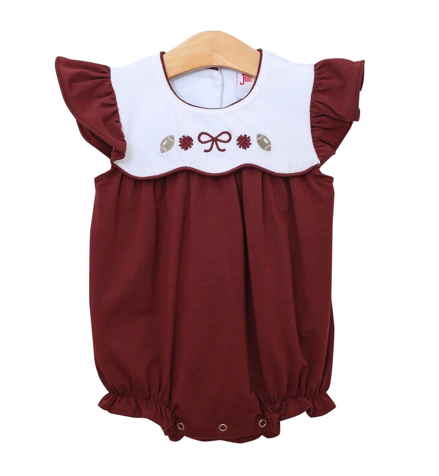 Team Spirit Scallop Bubble - Maroon