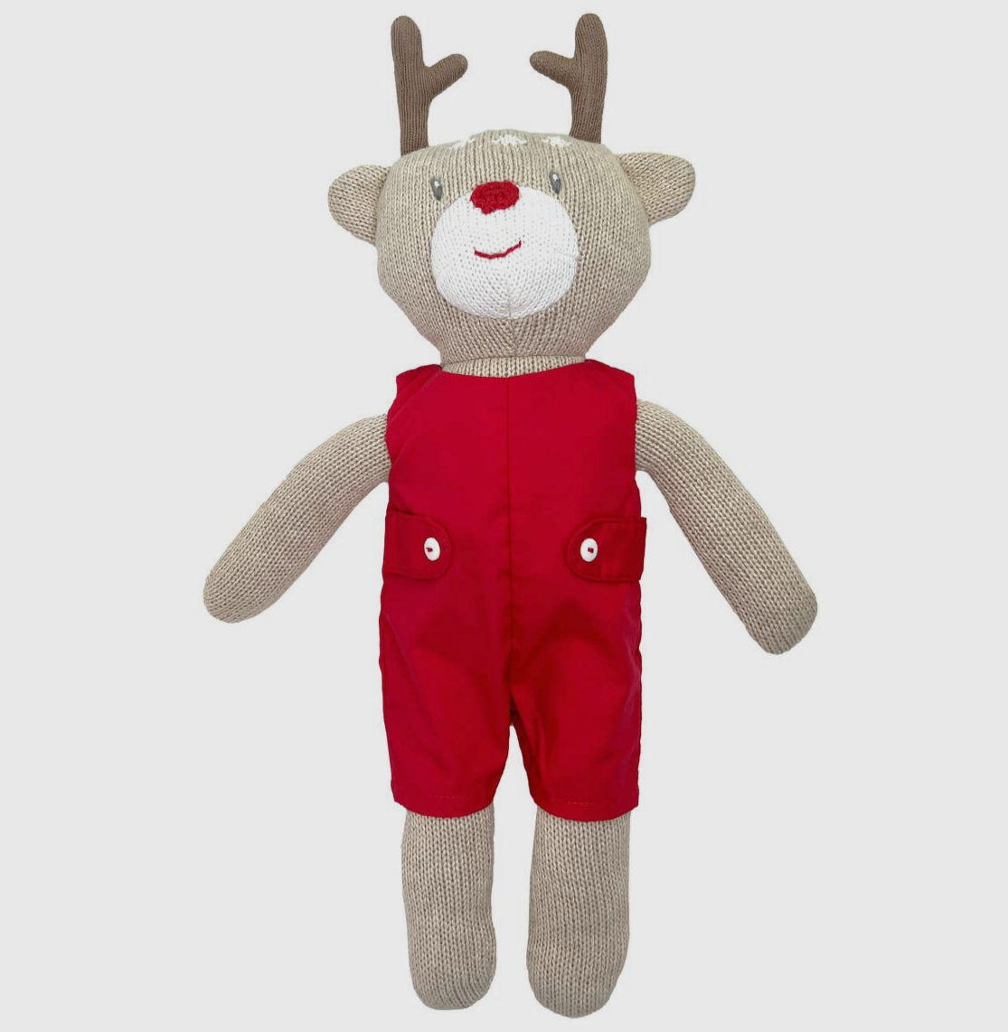 Boys Knit Reindeer Doll