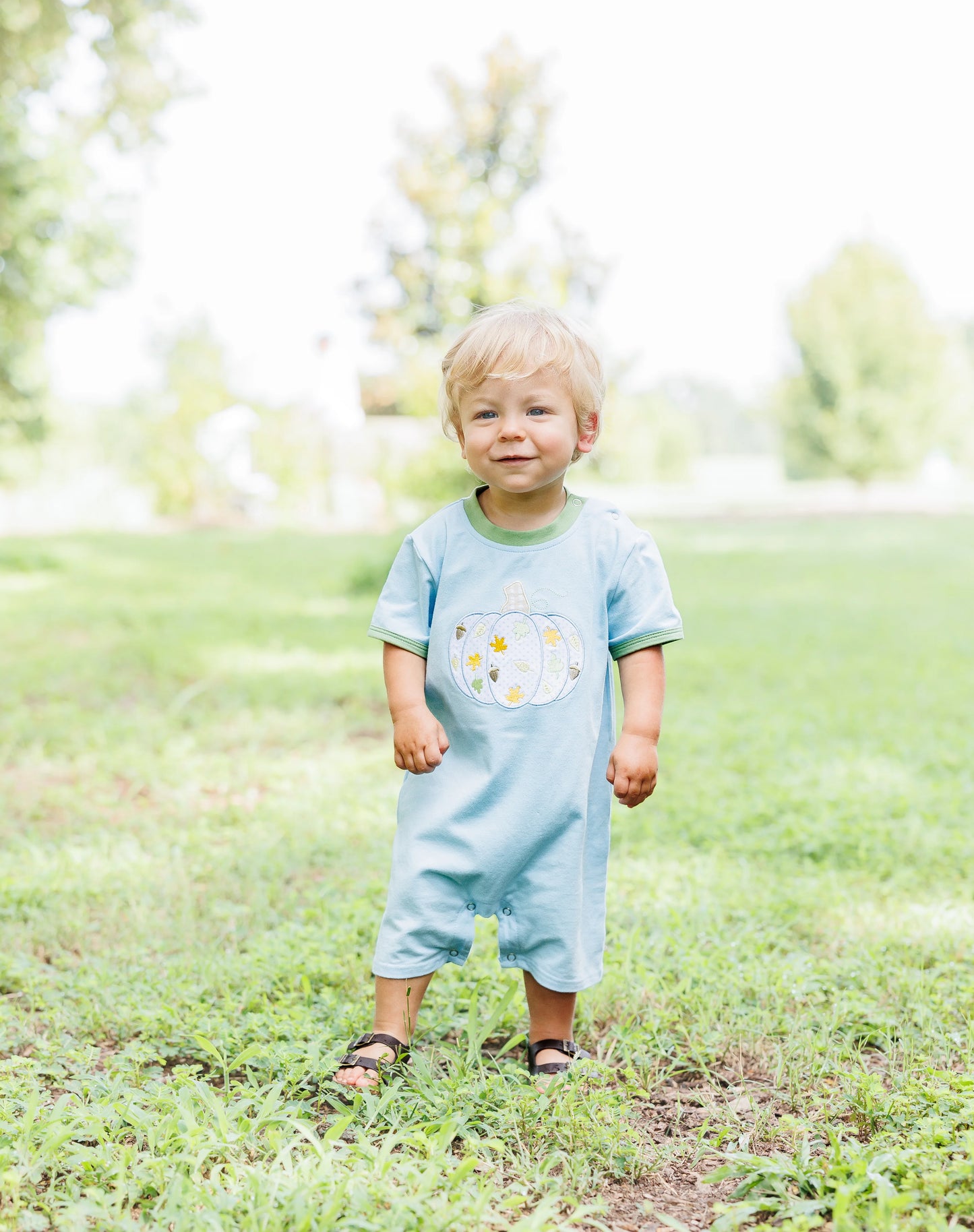 Autumn Pumpkin Romper