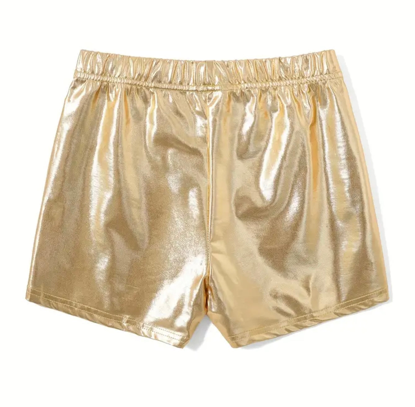 Golden Gal Metallic Shorts