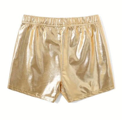 Golden Gal Metallic Shorts