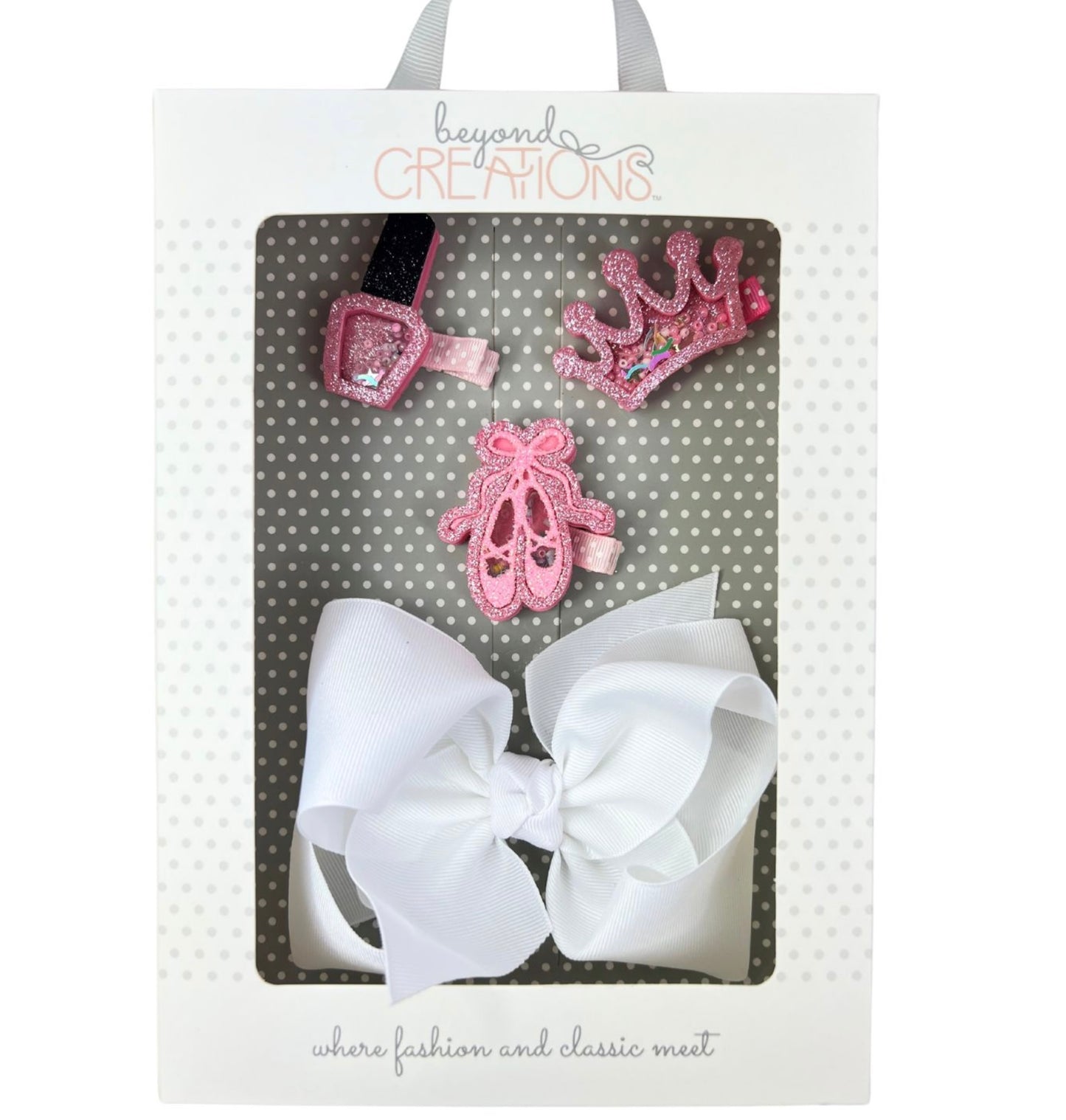 Hair Bow And Shaker Ballet Gift Box