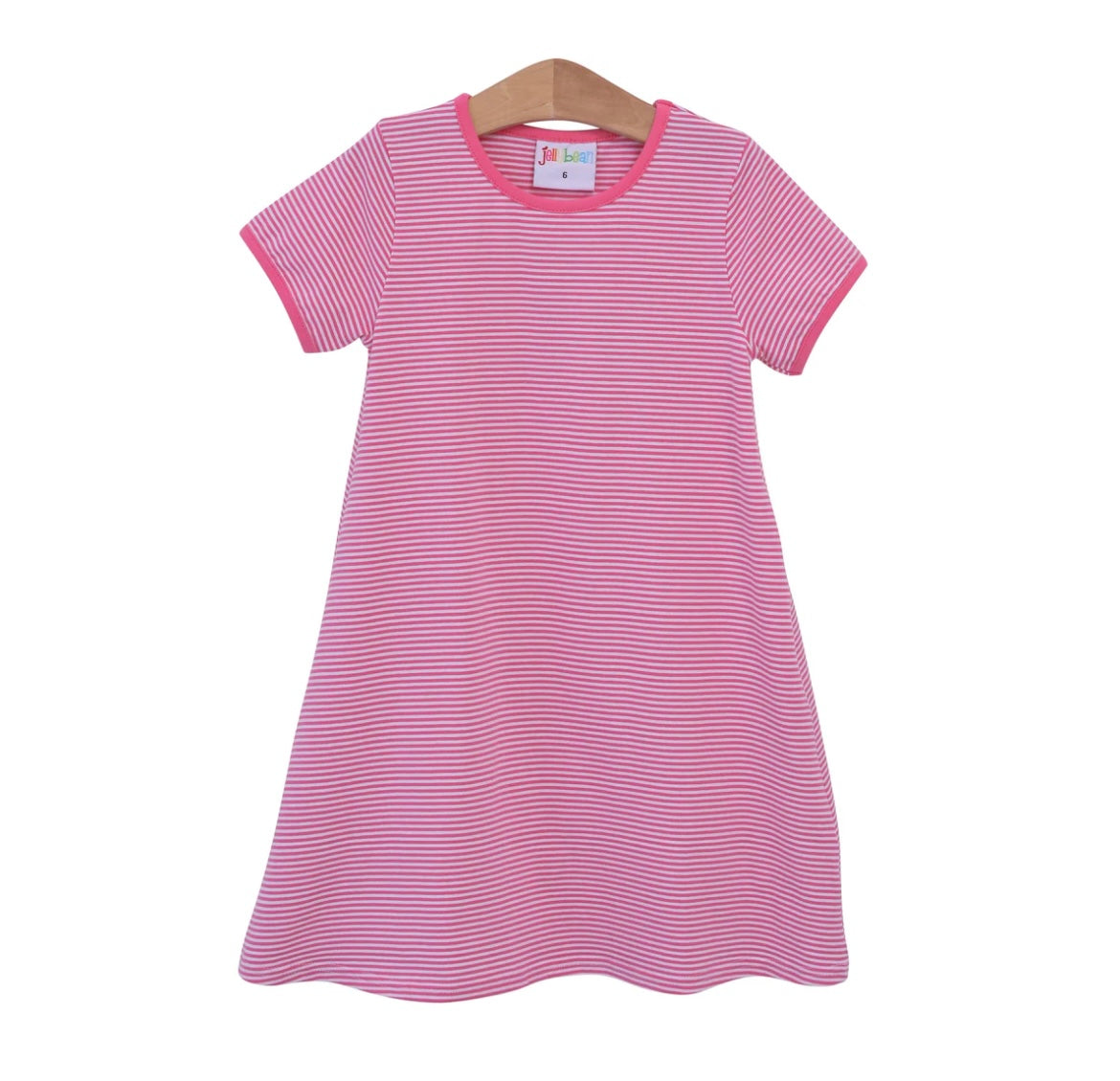 Sara Stripe Dress (pink)