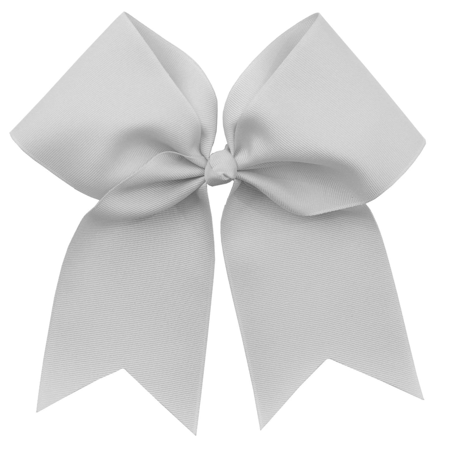 7" Cheer Bow - White