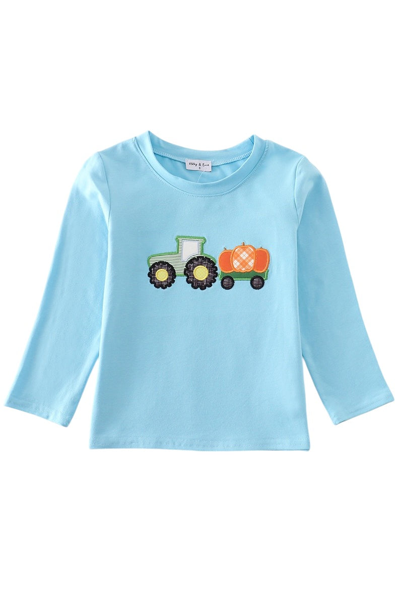 Tractor Trailer Trio Long Sleeve Top