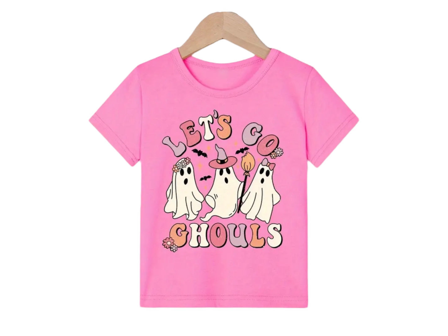 Let’s Go Ghouls Graphic Top - Hot Pink