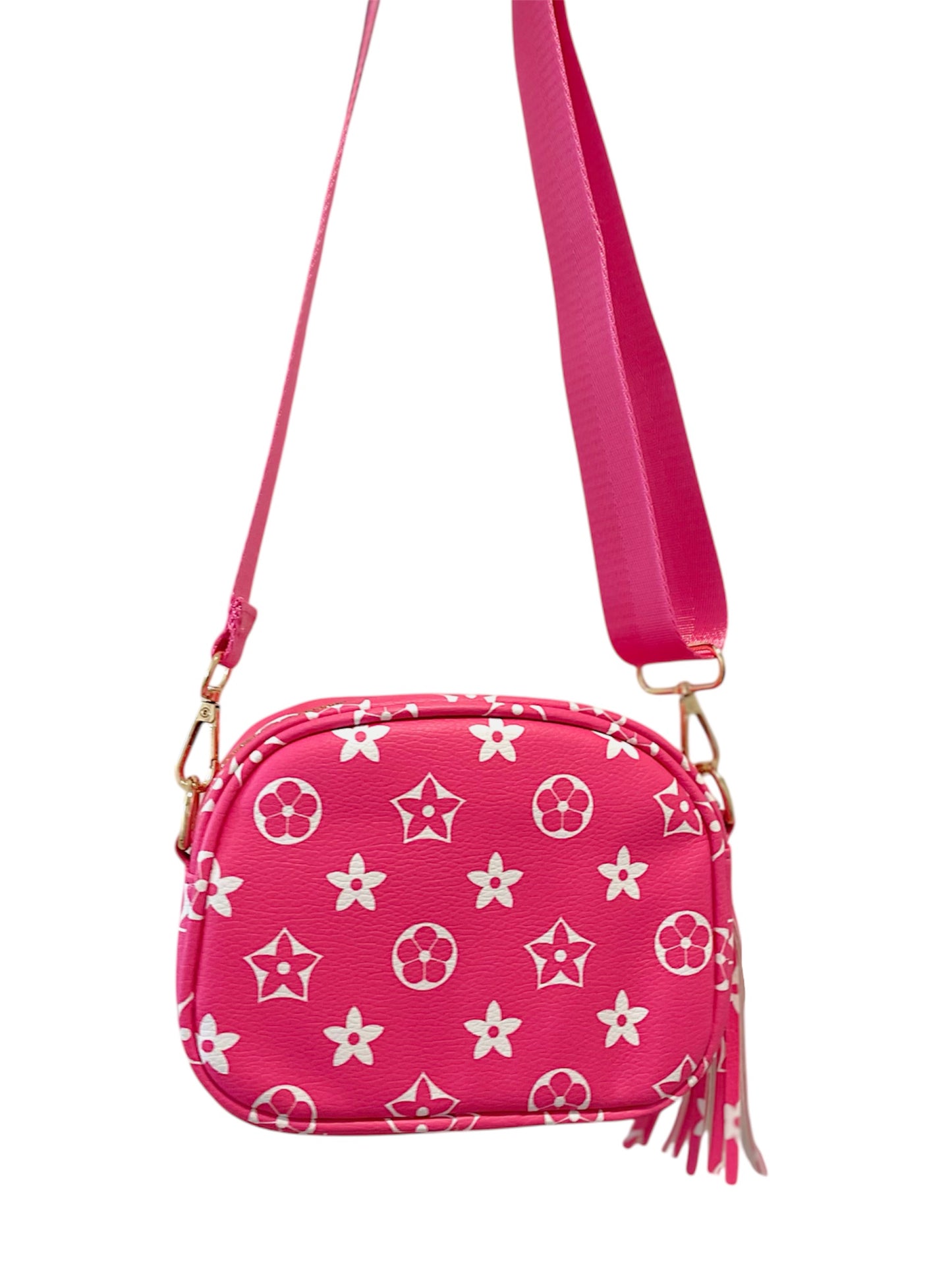 Hot Pink Star Snap Shot Purse