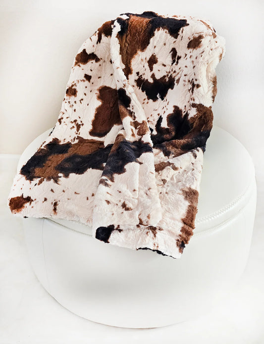 Brown Pony 60 X 72 Minky Faux Fur Blanket