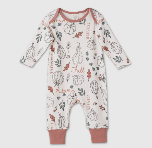 Cozy Autumn Nights Organic Cotton Romper