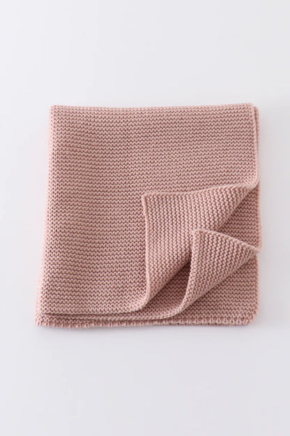 Blush Knit Baby Blanket