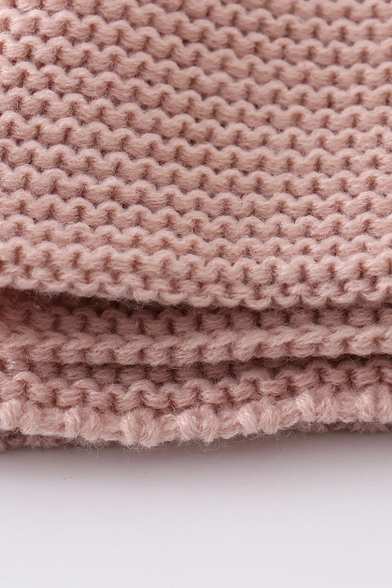 Blush Knit Baby Blanket