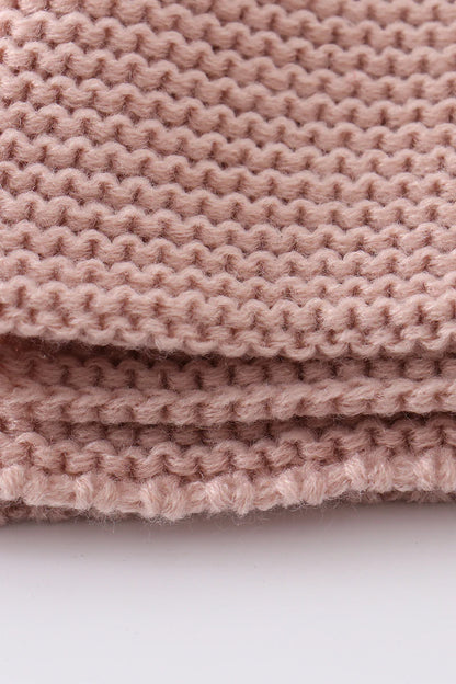 Blush Knit Baby Blanket