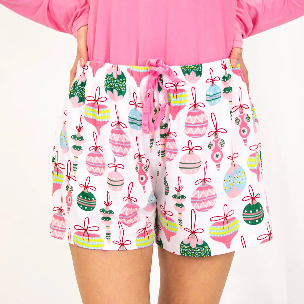 Ornament Wonderland Sleep Shorts