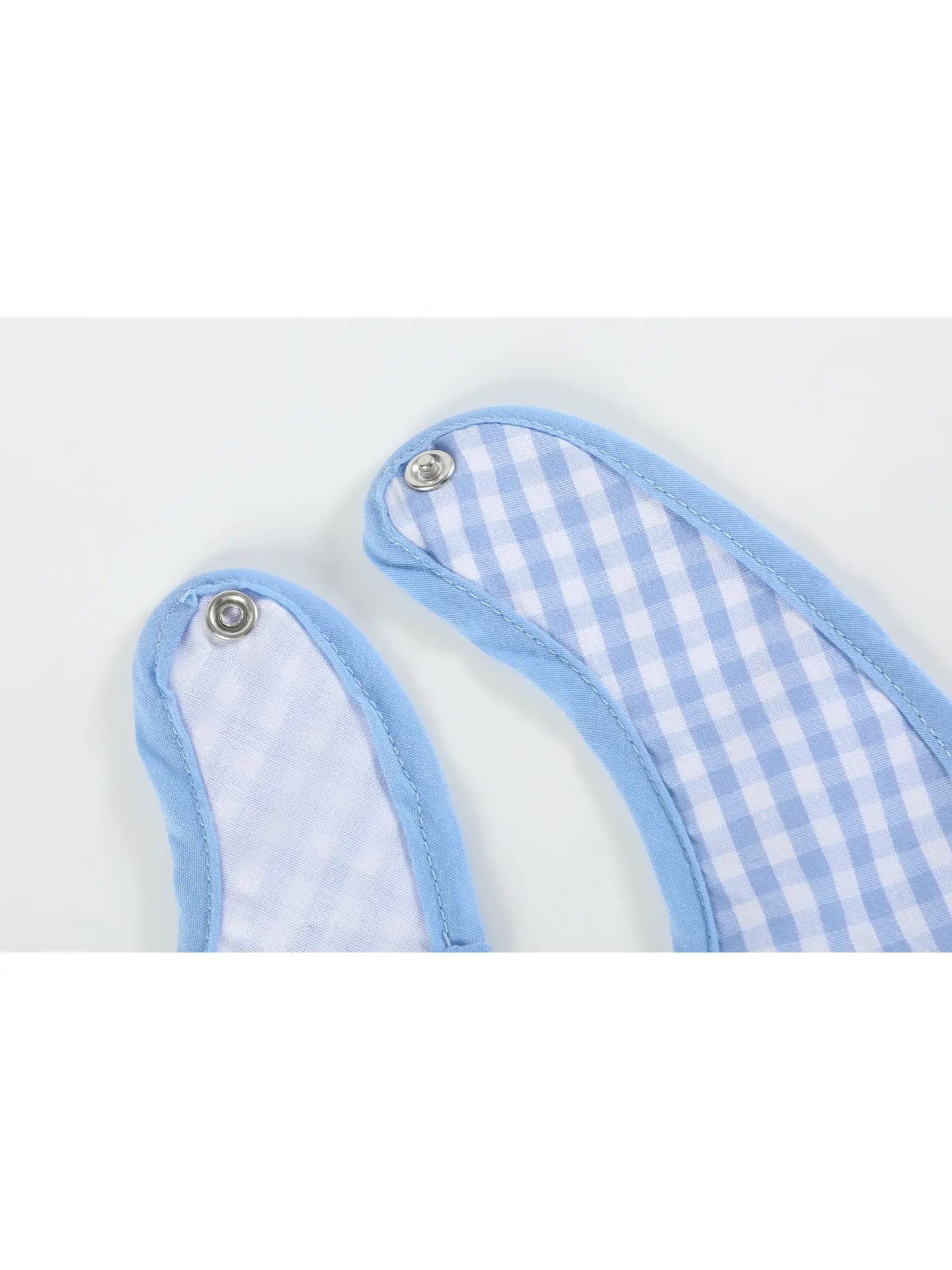 Gingham Birthday Boy Bib