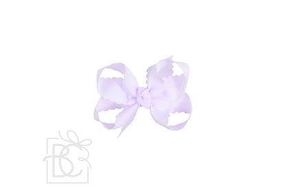 Scalloped Edge Bow (powder orchid)