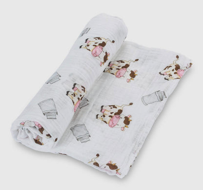 Moo Cow Swaddle Blanket