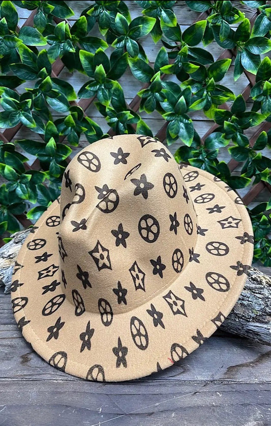 Girls Tan Star Inspired Hat